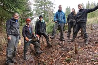 Auf nassen Trockenrasen