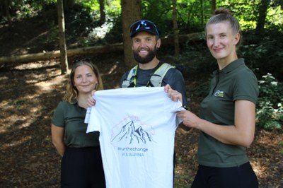 «Run the change» auf der Via Alpina