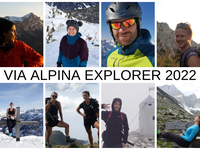 Via Alpina Explorer unterwegs