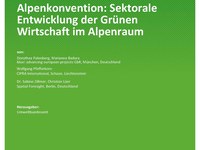 Alpenkonvention - Sektorale Entwicklung der Grünen Wirtschaft im Alpenraum