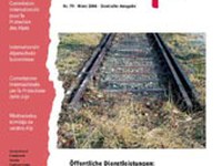 CIPRA Info 79: Öffentliche Dienstleistungen: Privatisierung des allgemeinen Interesses?