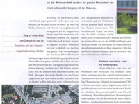 Ohne Umweltschutz keine Zukunft