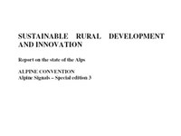 Sustainable Rural Development and Innovation