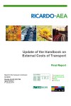 Handbook on External Costs of Transport