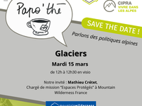 Papo'thé sur les glaciers - CIPRA France