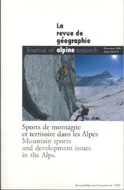 Parution sur les sports de montagne dans les Alpes