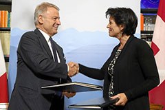 L'Italie prend la présidence de la Convention alpine