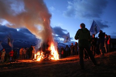 Feu et flamme pour les Alpes