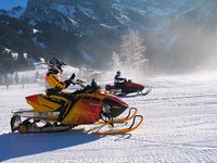Invasion menaçante de motoneiges en France