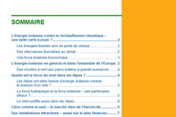 Le vent du changement - Un rapport de synthèse