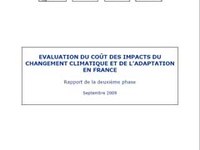 Evaluation du coût des impacts du changement climatique et de l’adaptation en France