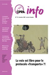 Cipra-Info 70 : La voie est libre pour le protocole «Transports» ?!