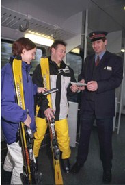 Bilancio positivo: a sciare con il treno e l'autobus