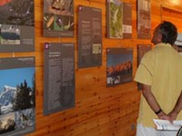 Una mostra di e per i visitatori del Parco nazionale des Ecrins/F