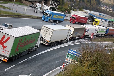 Traffico di transito – fonte di preoccupazione al Brennero