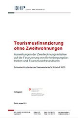 Finanziamento del turismo senza abitazioni secondarie