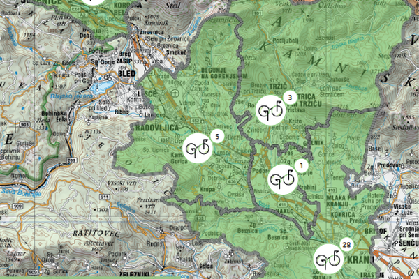 Hitro s kolesom po Gorenjski