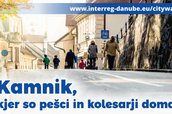 Kamnik na poti do pešcem prijaznega mesta