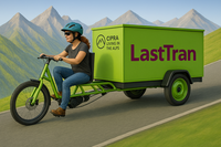 Točen in podnebno nevtralen: Alpski tranzit s tovornim kolesom