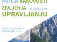 POMEN KAKOVOSTI ŽIVLJENJA PRI LOKALNEM UPRAVLJANJU