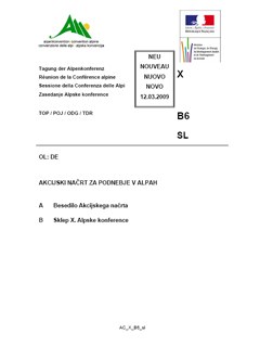 Akcijski načrt za podnebje v Alpah